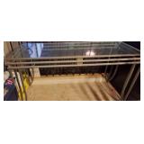 N1 - METAL & GLASS CONSOLE TABLE (K86)