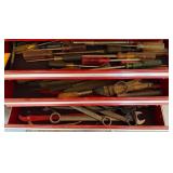 N1 - MIXED LOT OF HAND TOOLS, HOT SHOT (G12)