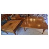 N1 - VINTAGE COFFEE TABLE& TWO SIDE TABLES (L7)