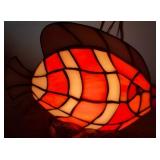 N1 - STAINED GLASS HANGING LAMP (M19)