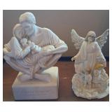 N1 - HOLY FAMILY & GUARDIAN ANGEL FIGURINES (E16)