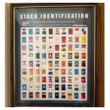 N1 - SHIPS STACK IDENTIFICATION CHART FRAMED (O2)