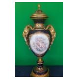 N3 - FRENCH SEVRES-STYLE PORCELAIN VASE (G65)