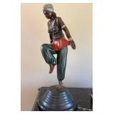 N3 - VINTAGE INDONESIAN DANCER SCULPTURE 21"T
