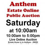 WELCOME TO OUR SAT @10am ONLINE PUBLIC AUCTION