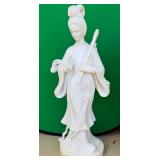 N3 - CARVED MARBLE STATUE 46"T (G147)