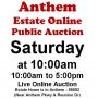 Sat.@10am - Anthem Estate Online Public Auction 7/11