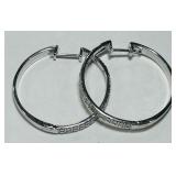 STERLING SILVER EARRINGS 7.60GRS