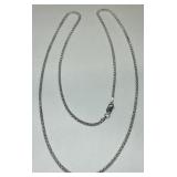 STERLING SILVER 24INCH CHAIN 4.50GRS