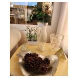 S3 - DECORATIVE BOWL, CANDLE HOLDERS, VASES (L15)