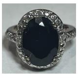 STERLING SILVER RING 5.80GRS