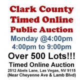 WELCOME TO OUR MON. @4pm ONLINE PUBLIC AUCTION