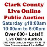 WELCOME TO OUR SAT. @10am ONLINE PUBLIC AUCTION
