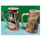 11 - TWO COLLECTIBLE BEER STEINS (L7)