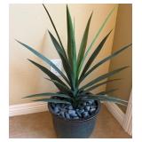 16 - FAUX PLANT IN PLANTER