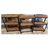 11 - THREE WHEELED CARTS/ SHELVING