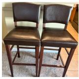 16 - PAIR OF MATCHING BAR STOOLS