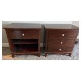 16 - SET OF TWO SIDE TABLES/ NIGHTSTANDS