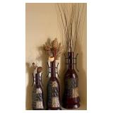 16 - LOT OF THREE DECORATIVE BOTTLES