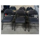 11 - LOT OF SIX FOLDING CHAIRS (N8)