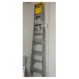 16 - WERNER 8FT ALUMINUM LADDER