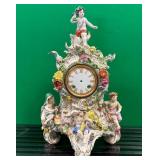 11 - VINTAGE MEISSEN PORCELAIN CLOCK (AS IS) (B47)