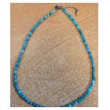 11 - BEADED TURQUOISE NECKLACE (B30)