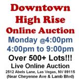 WELCOME TO OUR MON. @4pm ONLINE PUBLIC AUCTION