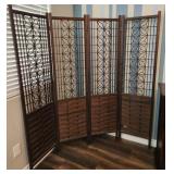 19 - FOUR-PANEL DECOR SCREEN/DIVIDER