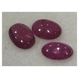 2.71CT CABOCHON RUBY GEMSTONES