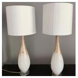 16 - PAIR OF MATCHING TABLE LAMPS