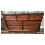 19 - SEVEN-DRAWER DRESSER