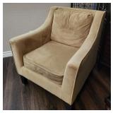 19 - UPHOLSTERED OCCASIONAL CHAIR