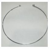 STERLING SILVER CHOKER NECKLACE 12.00GRS