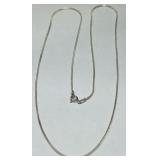 STERLING SILVERSNAKE CHAIN 20INCH 4.60GRS