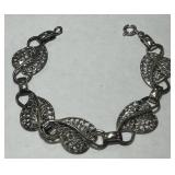 STERLING SILVER 7INCH BRACELET 13.10GRS