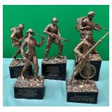 11 - FIVE LTD ED BRADFORD EXCHANGE STATUETTES(L10)