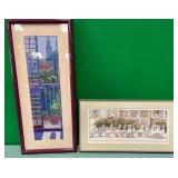 11 - TWO PIECES FRAMED ART (P35)