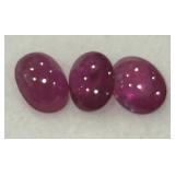 3.08CT CABOCHON RUBY GEMSTONES
