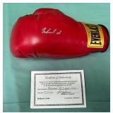 SW - MUHAMMED ALI SIGNED GLOVE WITH COA