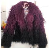 J3 - WIDOW FAUX FUR JACKET SIZE S (L16)