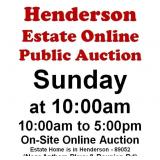 WELCOME TO OUR SUN. @10am ONLINE PUBLIC AUCTION