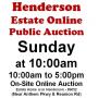Sun.@10am - Anthem Estate Online Public Auction Pt.2 7/12