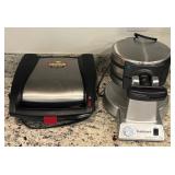 J1 - JOHNSONVILLE GRILL, CUISINART WAFFLE MAKER