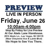 PREVIEW LIVE IN PERSON - Friday, June 26th