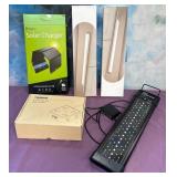 L1 - SOLAR CHARGER, POWER STRIP, AQUARIUM LIGHT