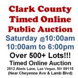WELCOME TO OUR SAT. @10am ONLINE PUBLIC AUCTION