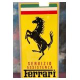 L1 - FERRARI GARAGE SIGN FRAMED (A94)