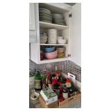 J2 - MIXED LOT OF DISHWARE & PANTRY ITEMS (K9)