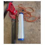 J2 - POWER BLOWER & ROLL OF PLASTIC SHEETING (G18)